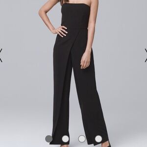 White House Black market strapless jumpsuit